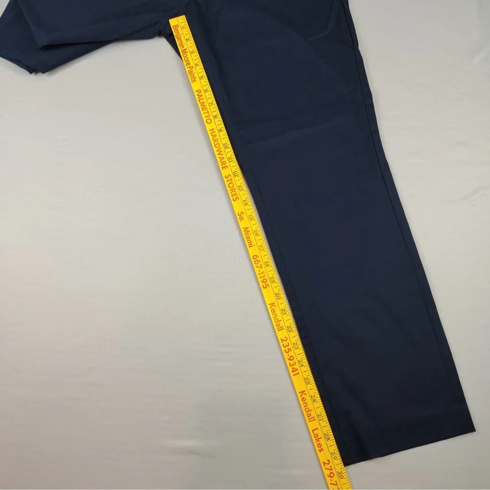 Bonobos Slim Fit Chino Pants Mens 34x30 Navy Flat Front Casual NWT Office Travel